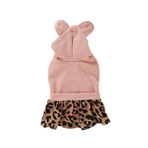 Top Paw® Pink Cheetah Pet Sweater Dress